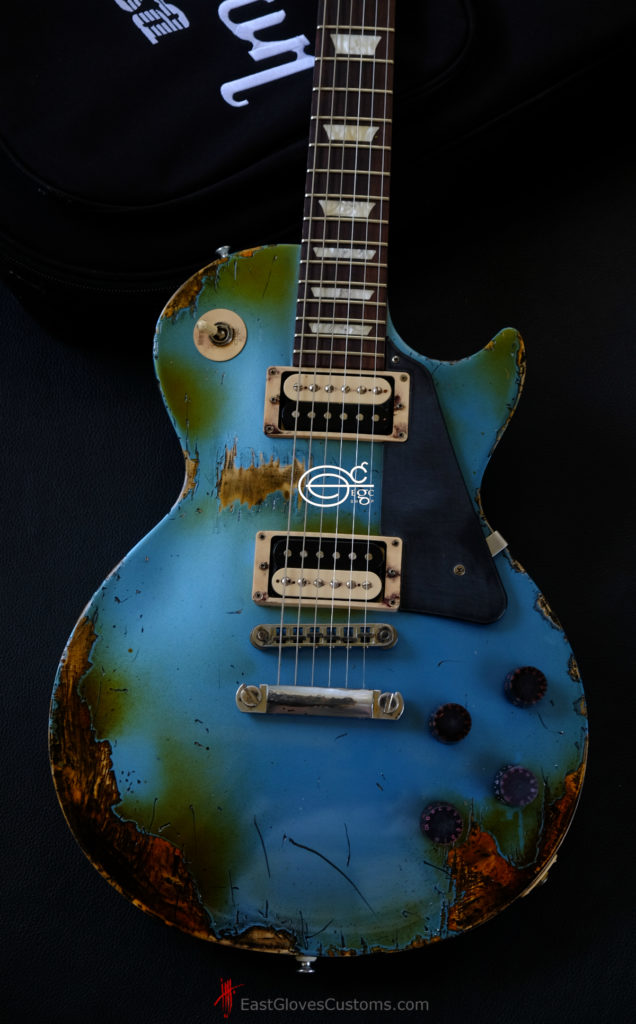 Gibson Les Paul Studio Deluxe Ii 60s Pelham Blue Aged Relic By East