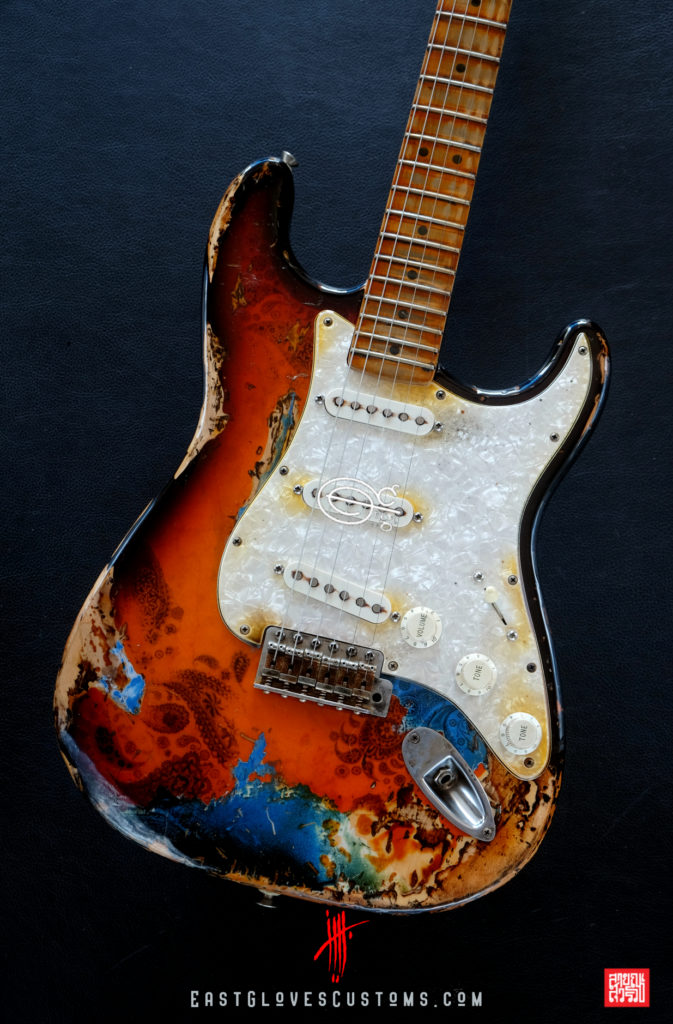 Fender Stratocaster 50th Anniversary Deluxe Series Sunburst Paisley ...